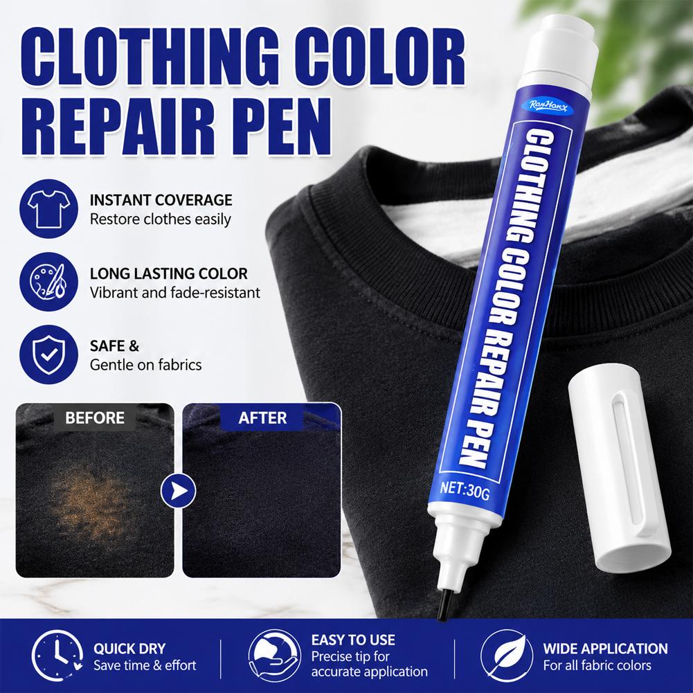 Fabric Marking Pen - 원단 수리 펜, 퇴색 없는 영구