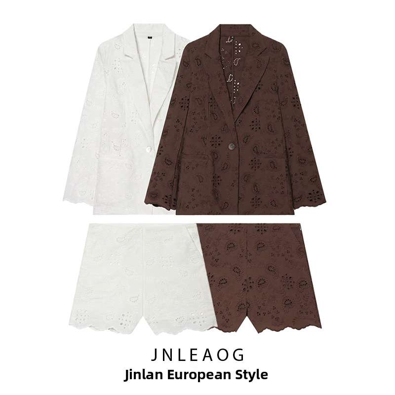 Shoulder Pad Set In - JNLEAOG 여성용 슬림핏 슈트 자켓 어깨