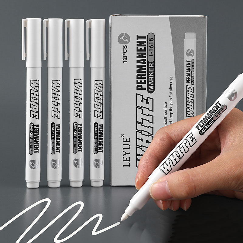 새로운 1/2/3PCS 방수 금속 마커 영구 흰색 페인 - Fabric Marking Pen 리뷰 및 가격