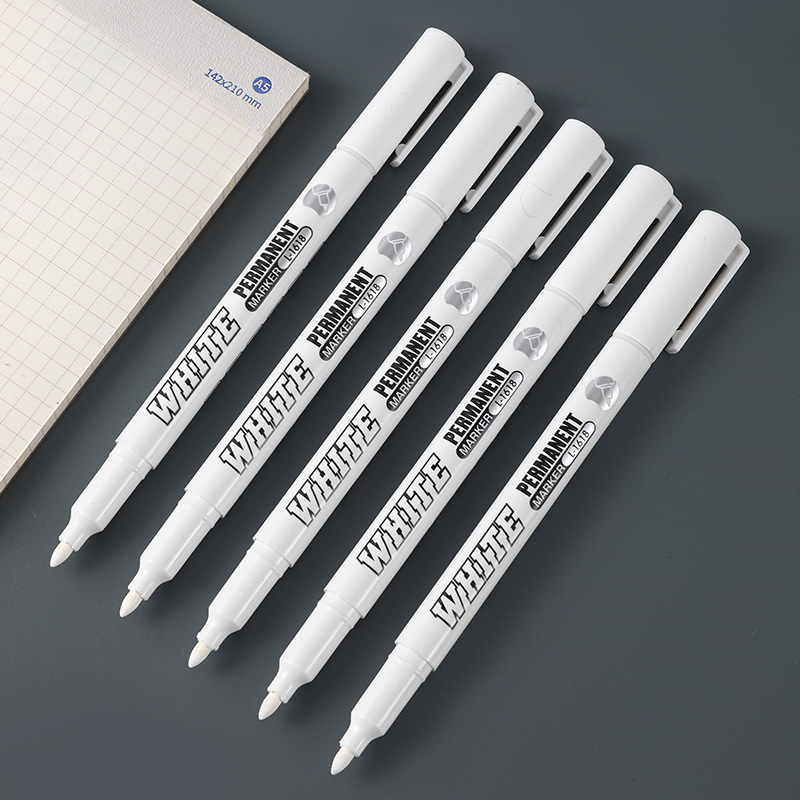 새로운 1/2/3PCS 방수 금속 마커 영구 흰색 페인 - Fabric Marking Pen 리뷰 및 가격