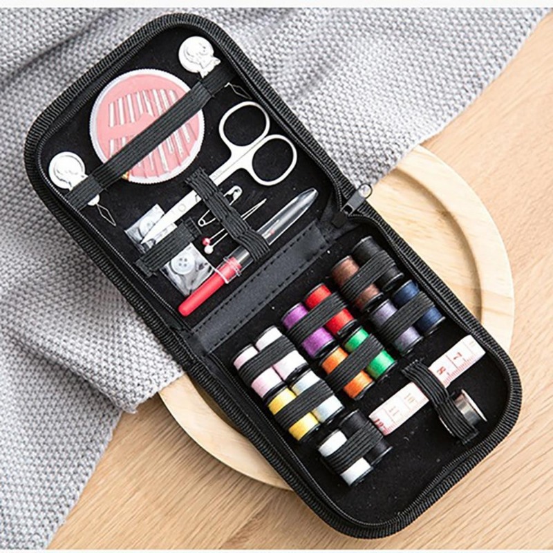 휴대용 재봉 키트 미니 여행 가정용 재봉 상자 세트,  - Sewing Tas 리뷰 및 가격
