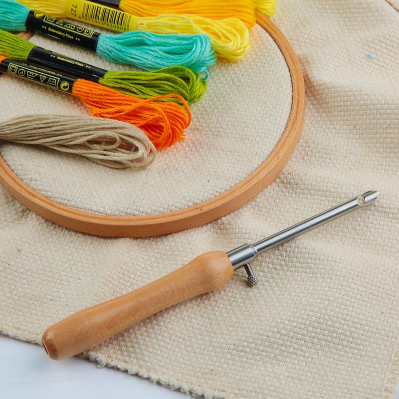 간단한 자수 DIY 조절 가능한 펀치 니들 세트 5개입 - Is Sewing Textile Art 리뷰 및 가격