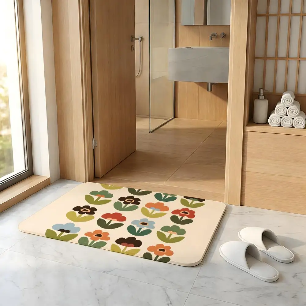 레트로 미드 센추리 모던 스타일 바닥 매트 흡수성 바닥 - Century Textile & Sewing Supply 리뷰 및 가격