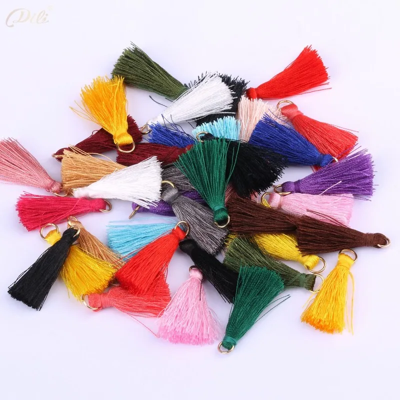 300 개/몫 3cm 폴리 에스터 루프 작은 술 프린지 - Is Sewing Textile Art 리뷰 및 가격