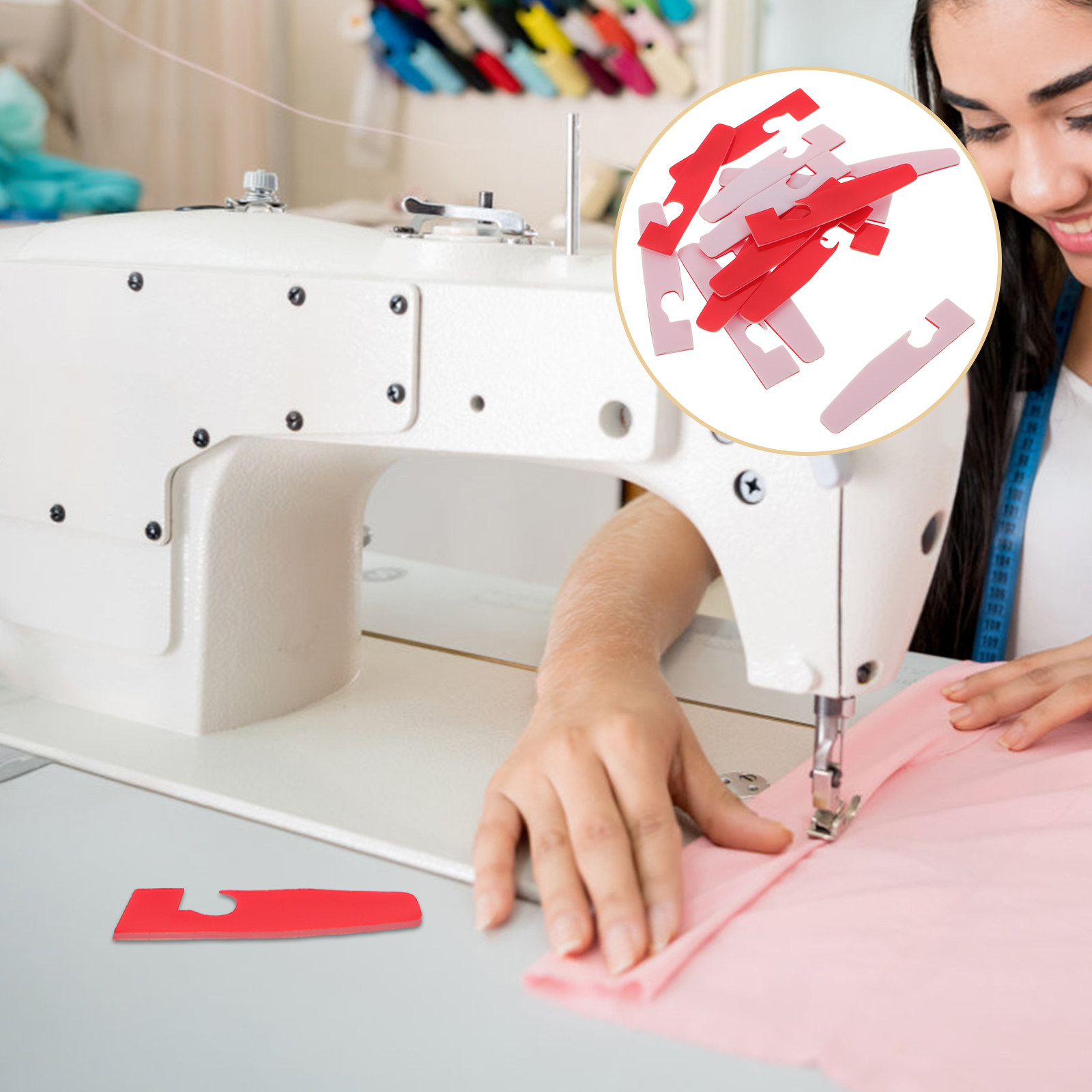 40개입 재봉틀 압착 발 플라스틱 교체용 접착 패드,  - Sewing Machine Fabric 리뷰 및 가격