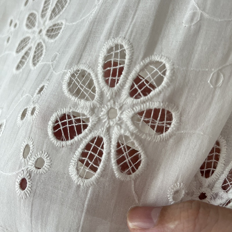 130cm 폭의 면 속이 빈 자수 레이스 원단, DIY - Sewing Embroidery Fabric 리뷰 및 가격
