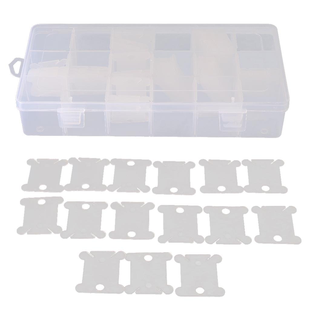플라스틱 보빈 100개 포함 가방 뜨개질 실 크로셰 용 - Bobbin Organizer Box 리뷰 및 가격