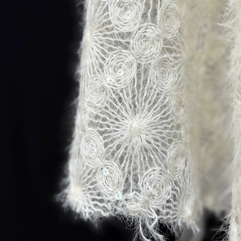 1야드 분량의 패션 디자인 웨딩드레스용 퍼프 스커트,  - Sewing Embroidery Fabric 리뷰 및 가격