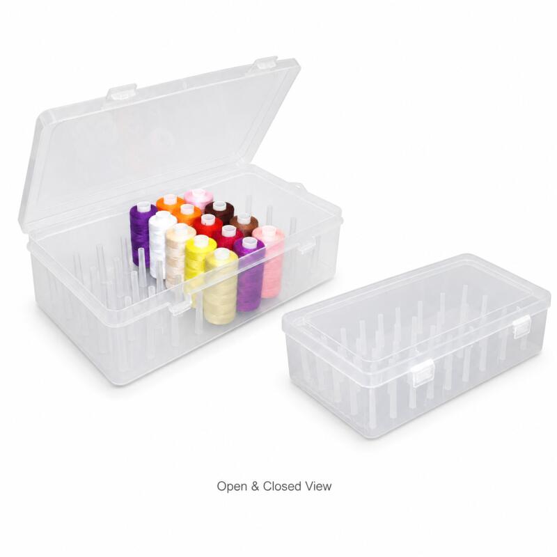 바느질실 보관함 42개 스풀 보빈 휴대용 케이스 컨테이 - Bobbin Organizer Box 리뷰 및 가격