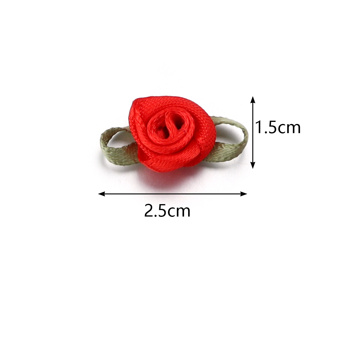 50Pcs 1.5x2.5cm 선택 패션 리본 로즈 로젤 - Sewing Tas 리뷰 및 가격