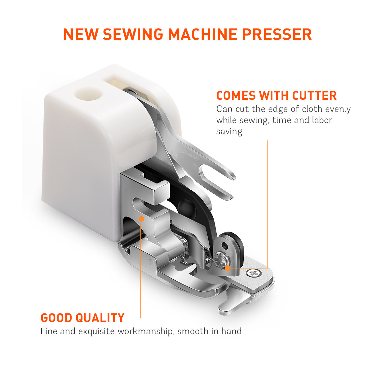 측면 절단 기능이 있는 재봉틀 압착 발은 모든 종류의  - Sewing Machine Fabric 리뷰 및 가격