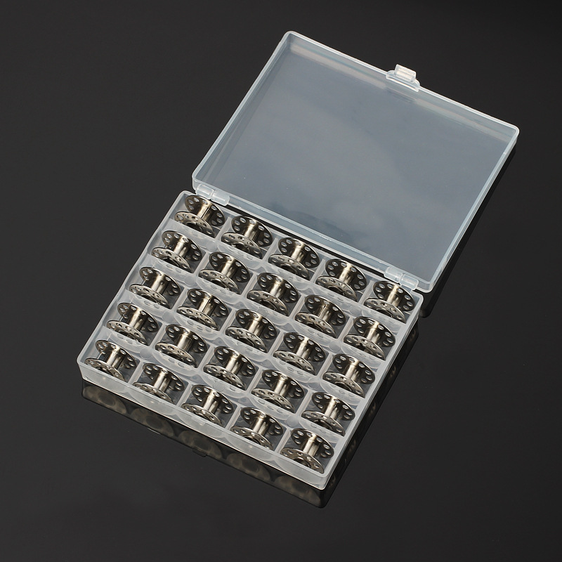 25 개/대 빈 보빈 재봉틀 스레드 보관 케이스 재봉  - Bobbin Organizer Box 리뷰 및 가격