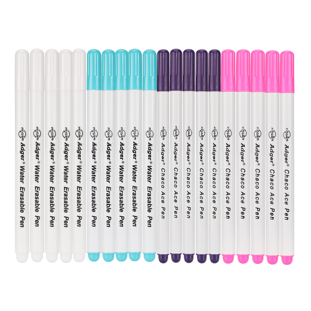 4가지 색상의 퀼팅 스티치 마커, 물로 지울 수 있는  - Fabric Marking Pen 리뷰 및 가격